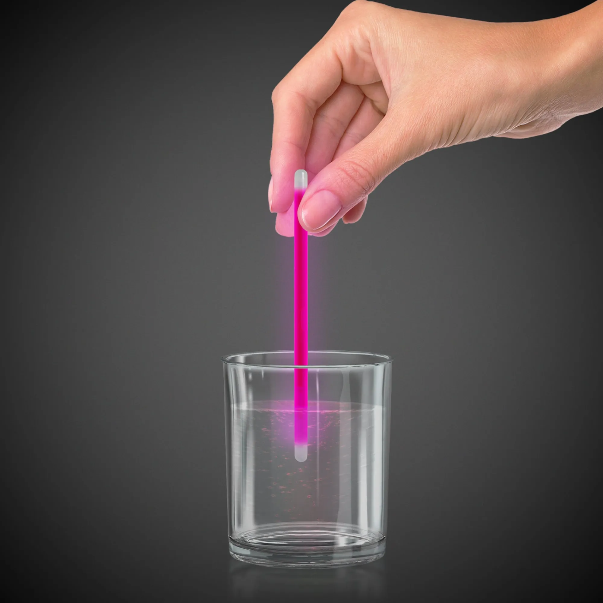 Discount Windy City Novelties Glow 5" Swizzle Sticks Pink