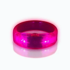 Hot Windy City Novelties LED Bangle Bracelet Pink