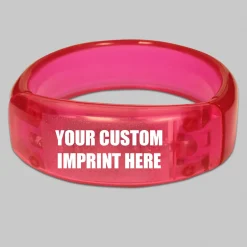 Hot Windy City Novelties LED Bangle Bracelet Pink