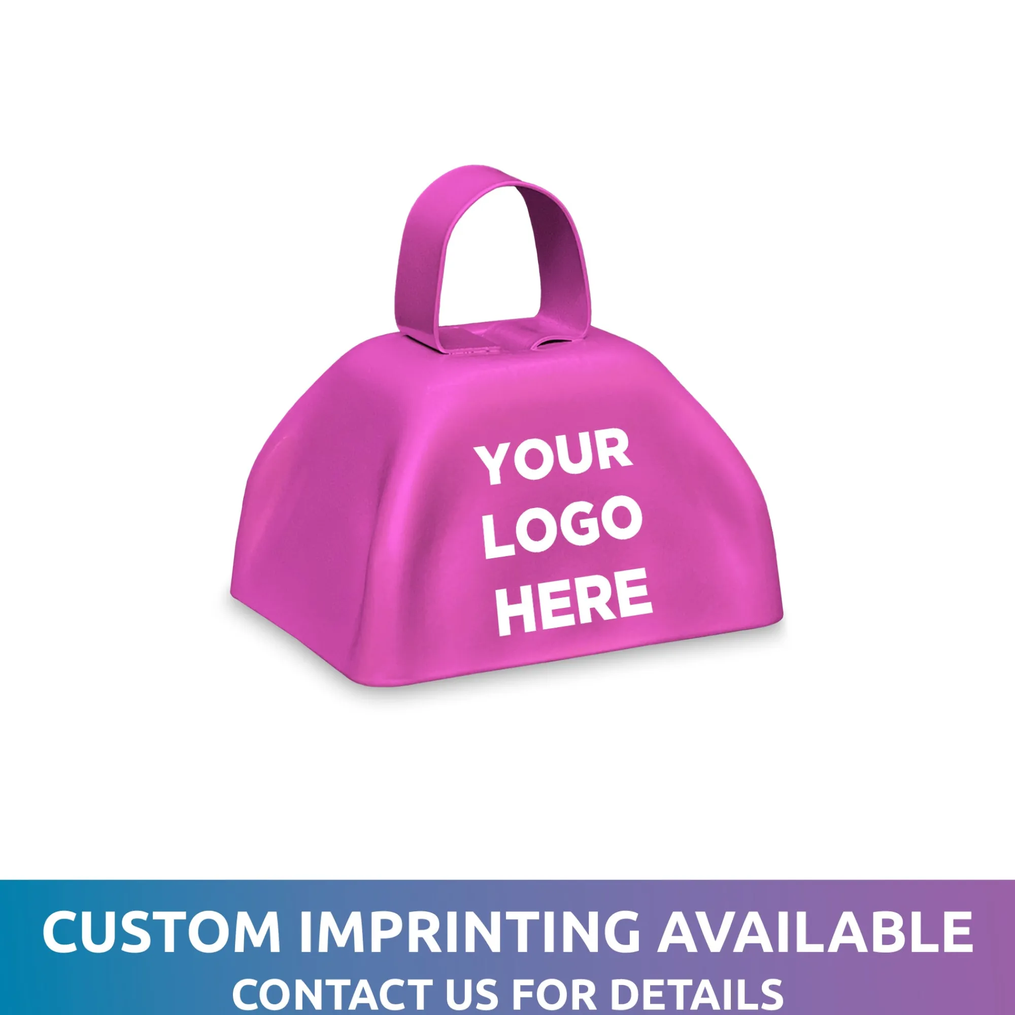 Discount Windy City Novelties Metal Cowbells Pink
