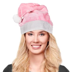 Sale Windy City Novelties Pink Santa Plush Hat