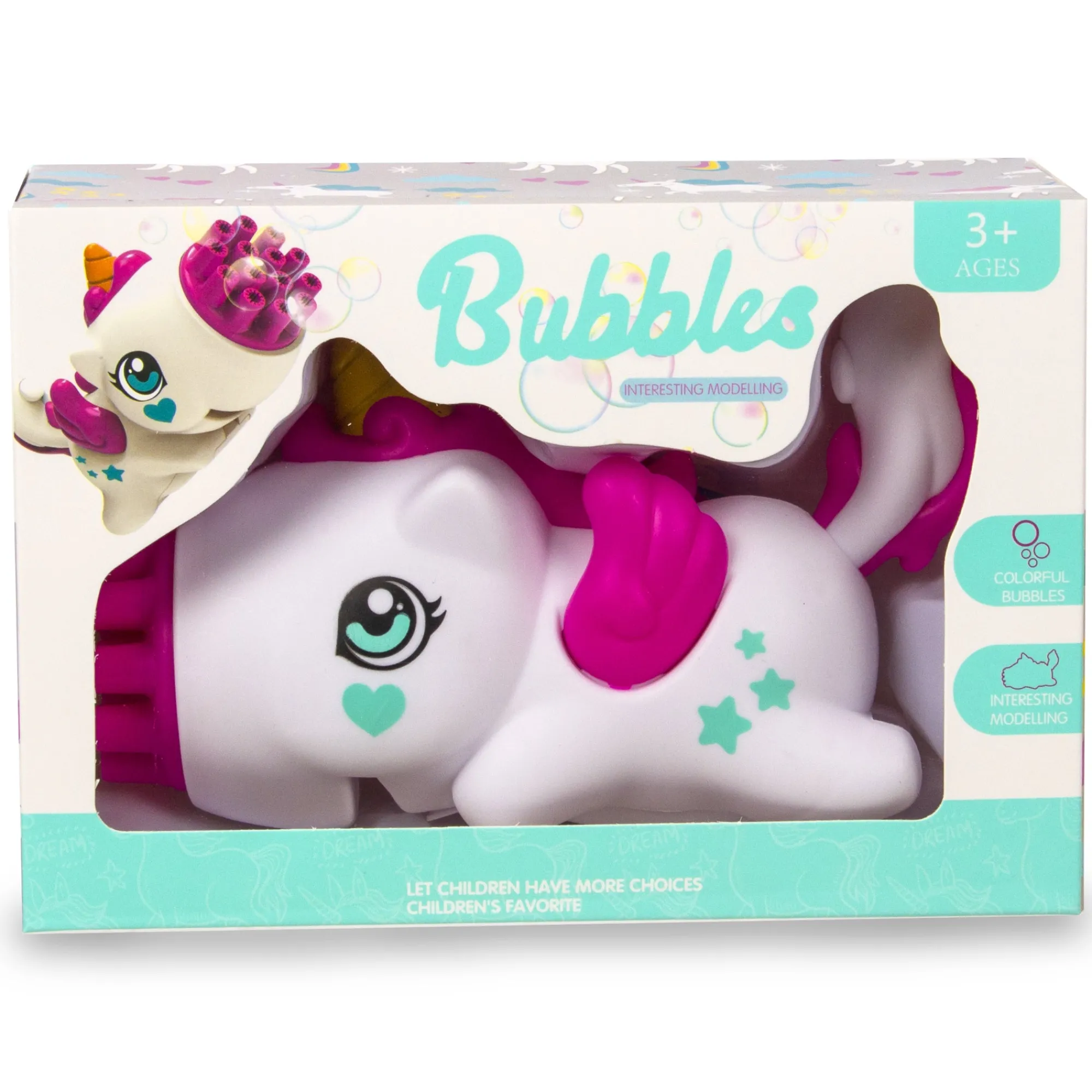 Hot Windy City Novelties Pink Unicorn Bubble Blaster