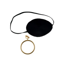 Windy City Novelties Pirate Eye Patch with Earring