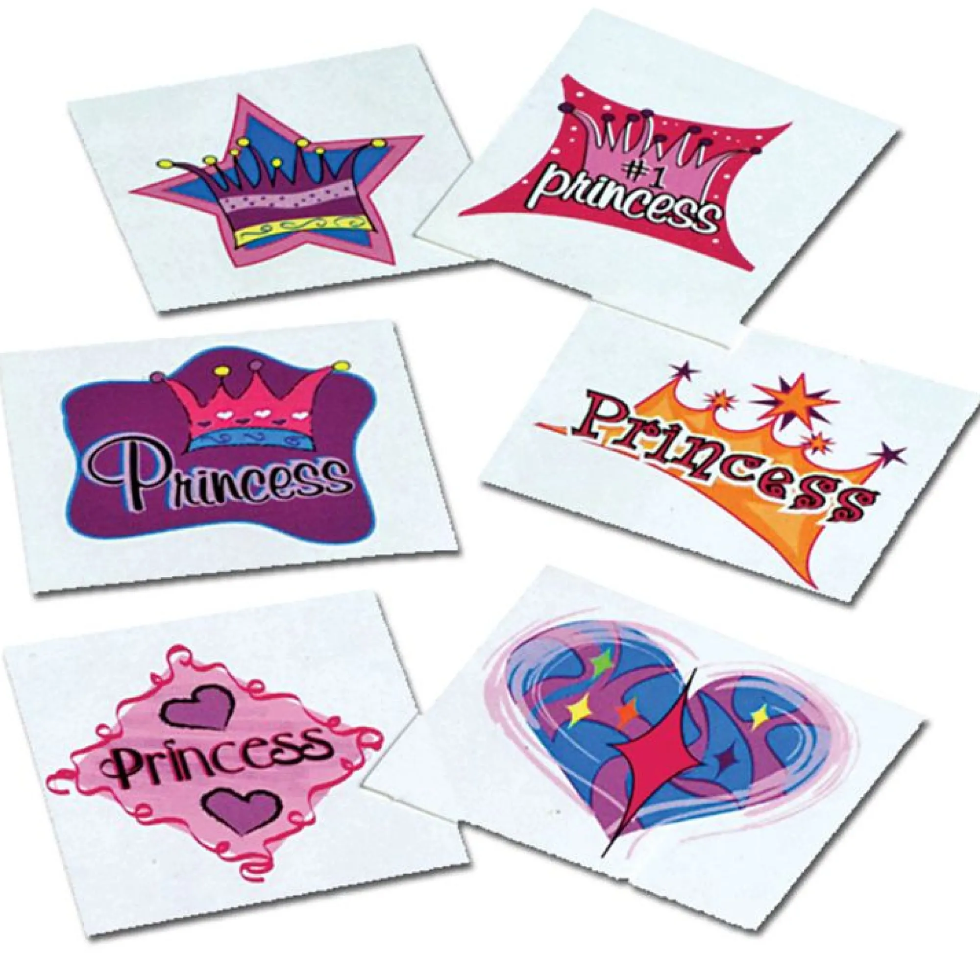 Clearance Windy City Novelties Princess Tattoos