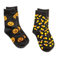 Discount Windy City Novelties Pumpkin & Candy Corn Socks