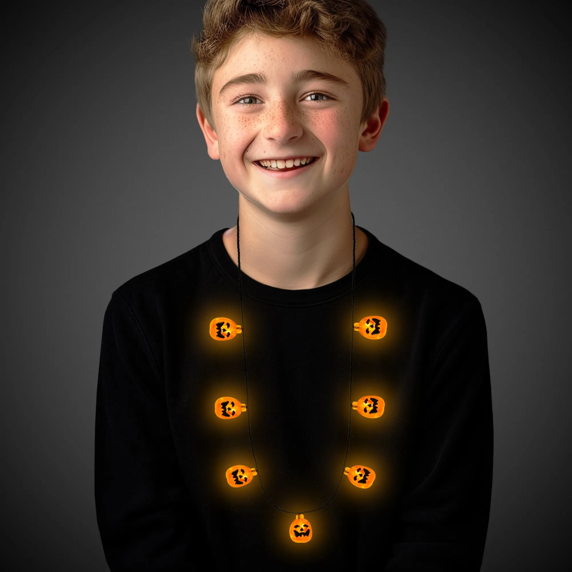Clearance Windy City Novelties Pumpkin LED Necklace