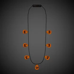 Clearance Windy City Novelties Pumpkin LED Necklace