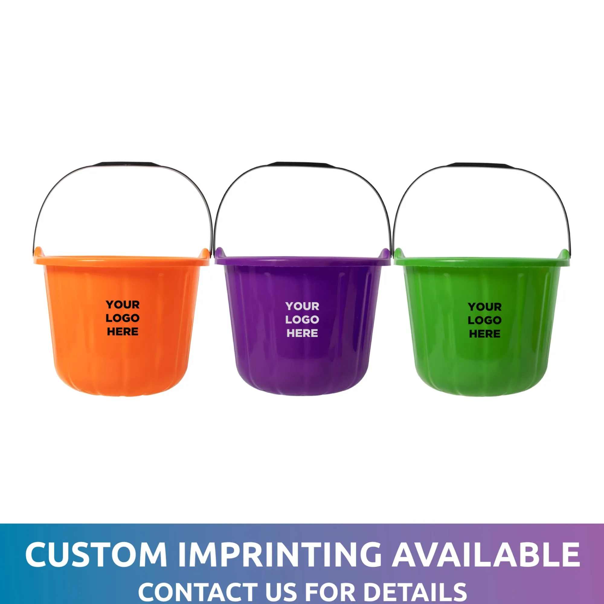 Hot Windy City Novelties Pumpkin Trick or Treat Assorted Buckets