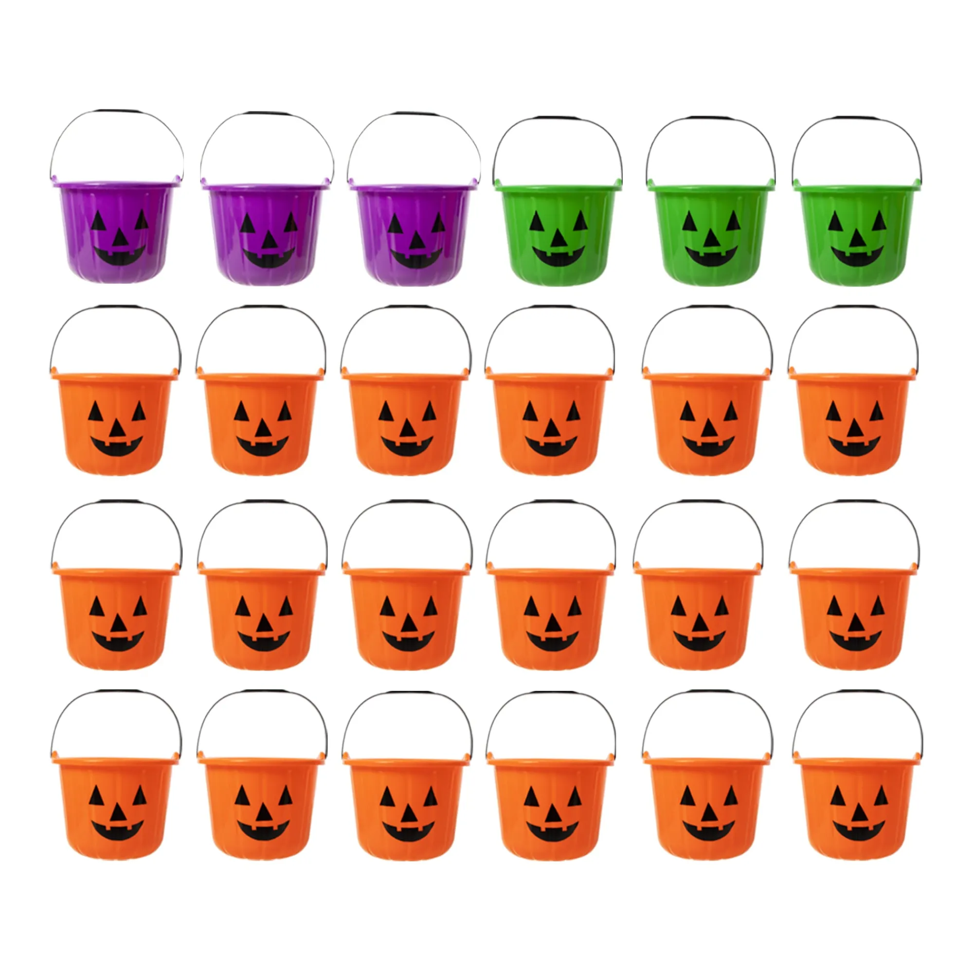 Hot Windy City Novelties Pumpkin Trick or Treat Assorted Buckets
