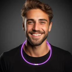 New Windy City Novelties Glow Necklace Purple