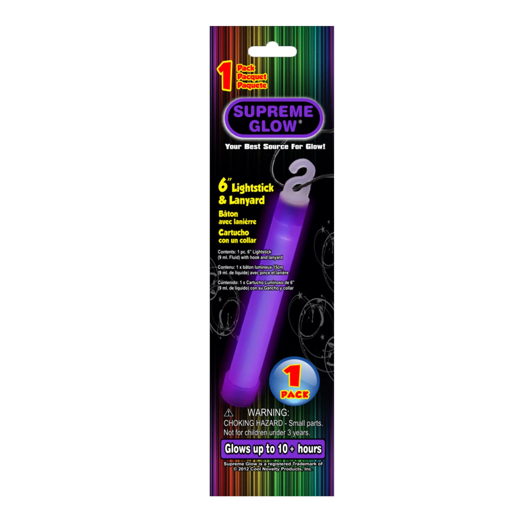 Discount Windy City Novelties 6" Glow Stick Purple