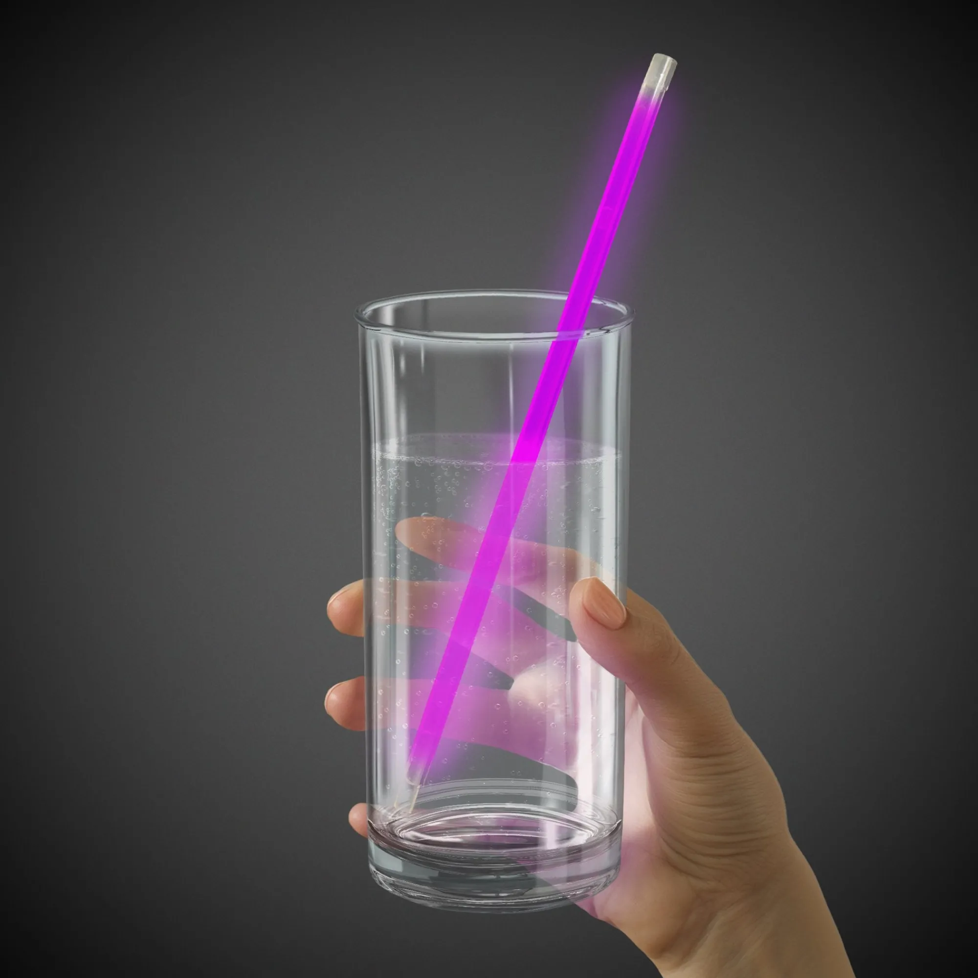 Outlet Windy City Novelties 9" Glow Straws Purple