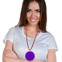 Sale Windy City Novelties Purple Plastic 2 1/2" Medallion