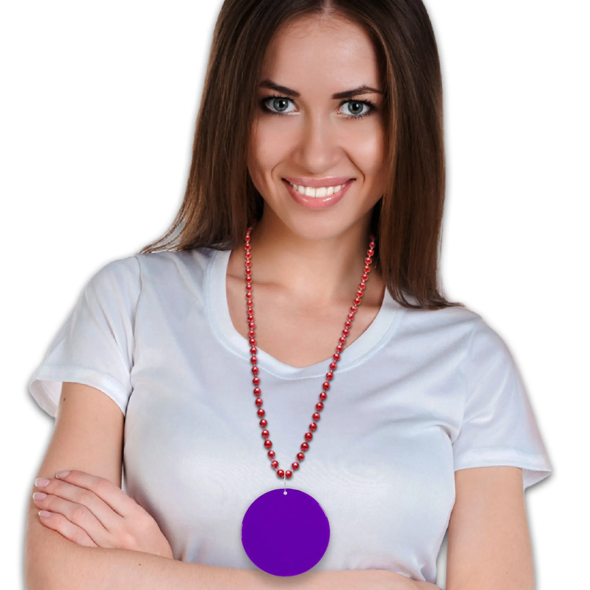 Sale Windy City Novelties Purple Plastic 2 1/2" Medallion