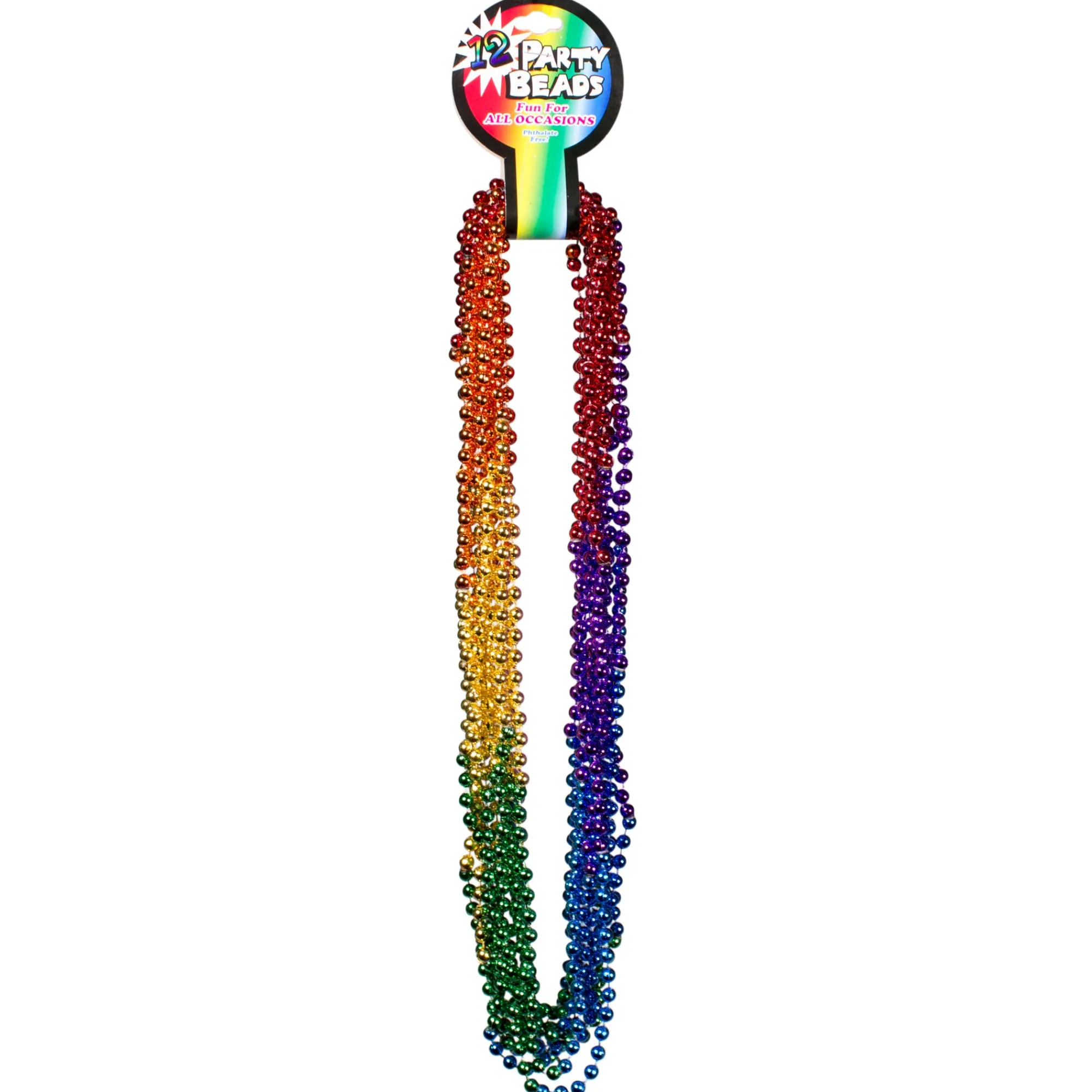 Sale Windy City Novelties Rainbow Bead 33" Necklaces