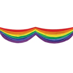 Discount Windy City Novelties Rainbow Fabric Bunting