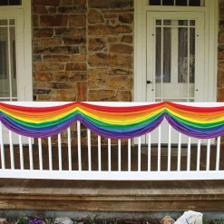 Discount Windy City Novelties Rainbow Fabric Bunting