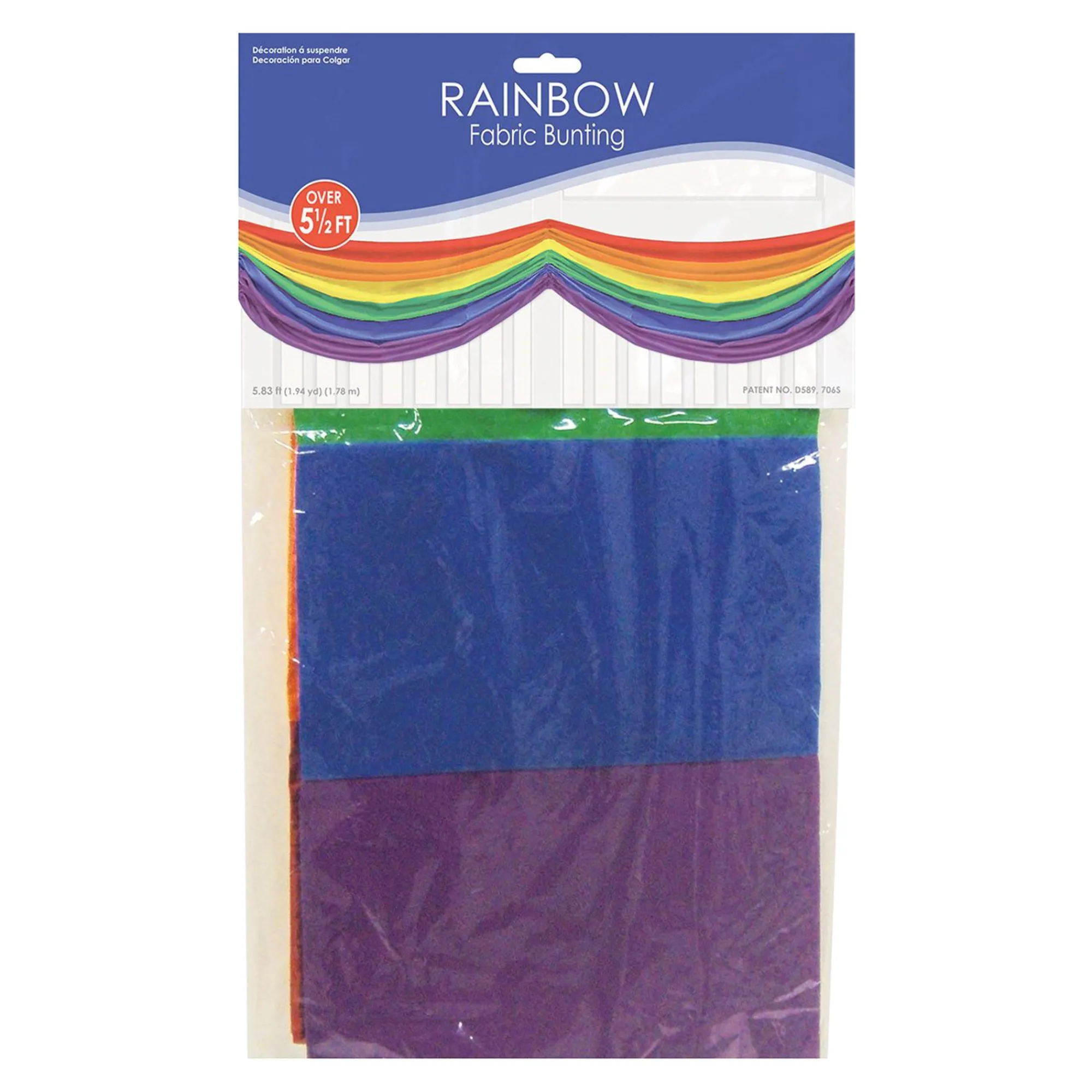 Discount Windy City Novelties Rainbow Fabric Bunting
