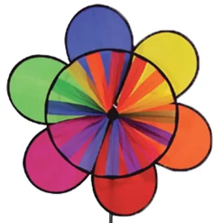Online Windy City Novelties Rainbow Flower Wind Spinner