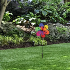 Online Windy City Novelties Rainbow Flower Wind Spinner