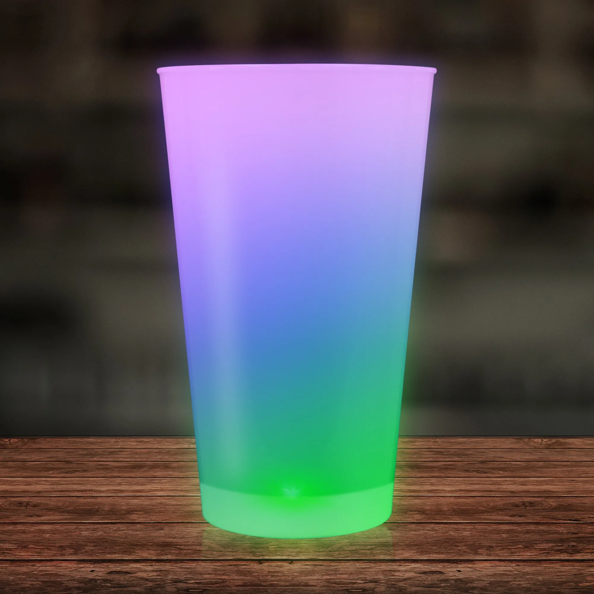 Hot Windy City Novelties LED 16 oz. Cup Rainbow