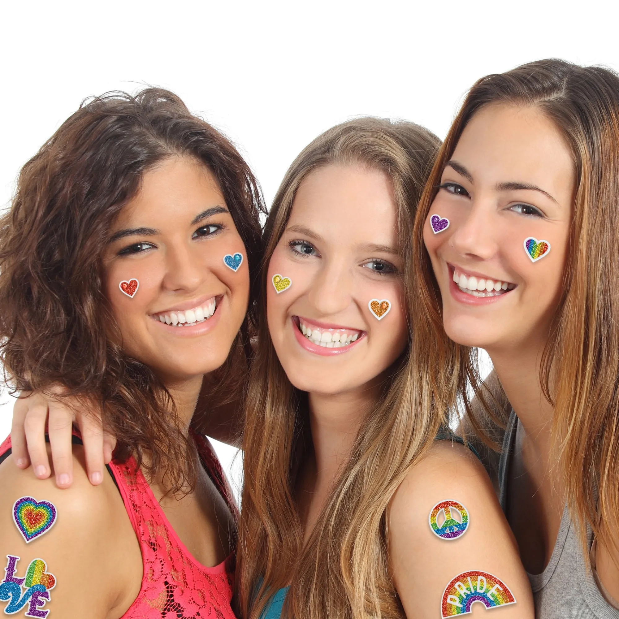 Clearance Windy City Novelties Rainbow Pride Glitter Body Jewelry