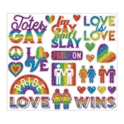Clearance Windy City Novelties Rainbow Pride Glitter Body Jewelry