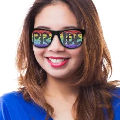 Hot Windy City Novelties Rainbow Pride Party Sunglasses
