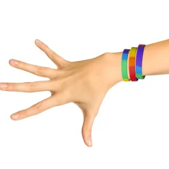 Outlet Windy City Novelties Rainbow Silicone Bracelets