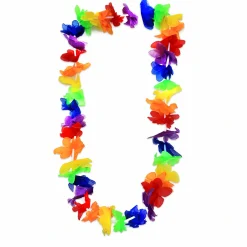 Outlet Windy City Novelties Rainbow Silk Flower 40" Leis