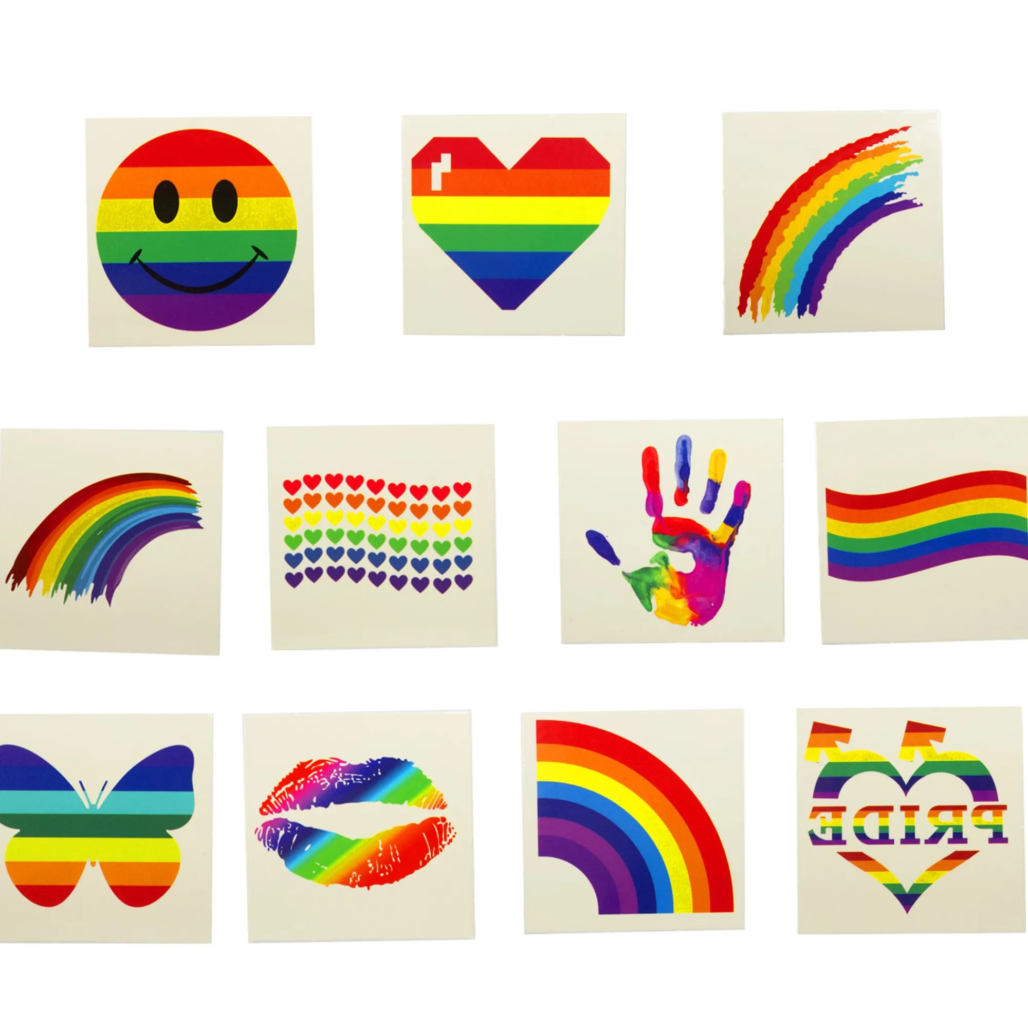 Clearance Windy City Novelties Rainbow Tattoos