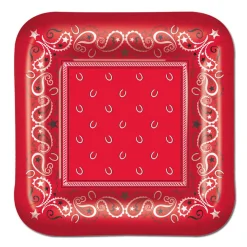 Online Windy City Novelties Red Bandana 7" Plates