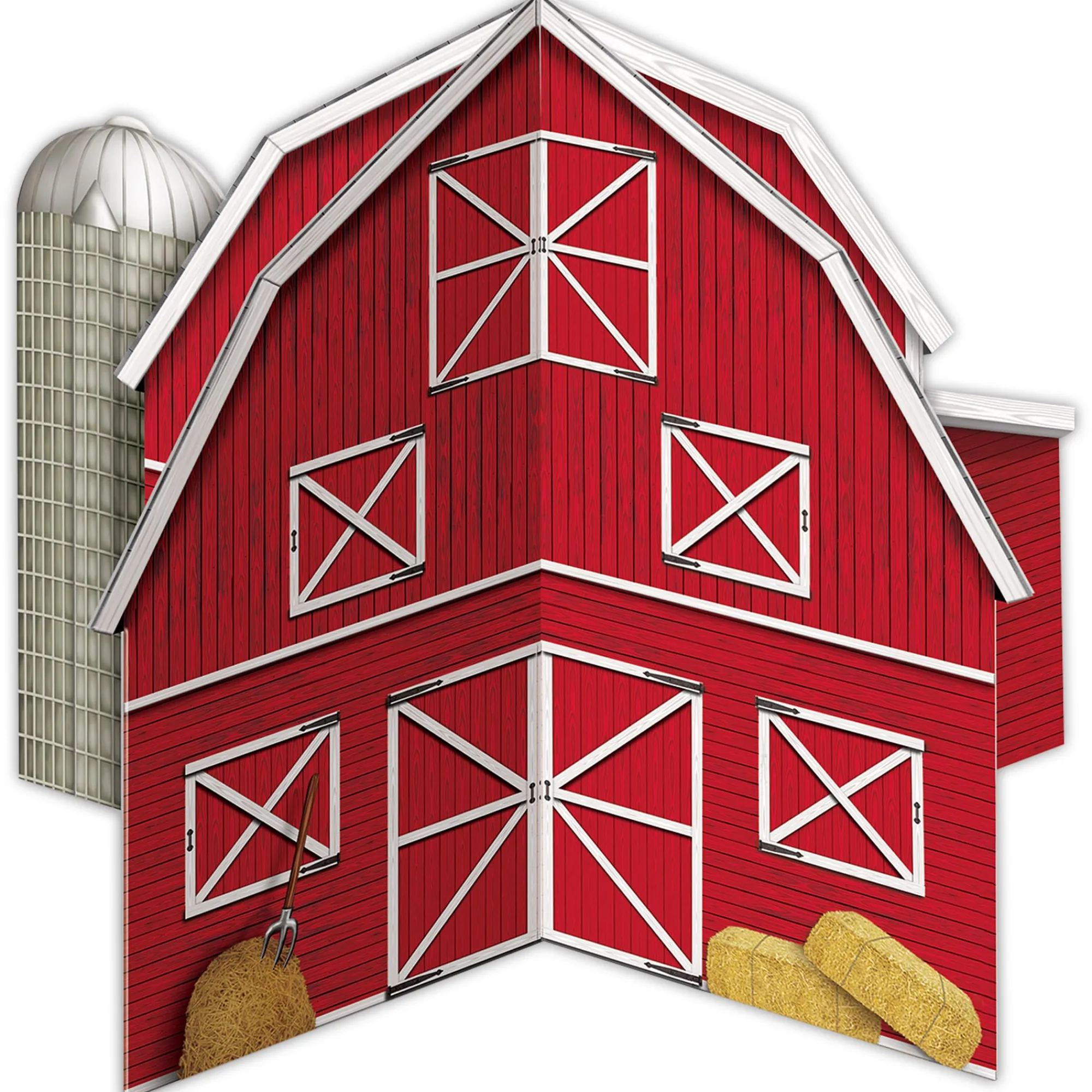 New Windy City Novelties Red Barn Centerpiece