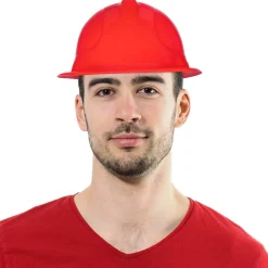 Windy City Novelties Construction Hats Red