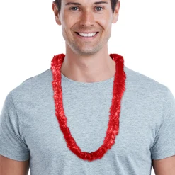 Sale Windy City Novelties dish Pink Plastic Leis Red