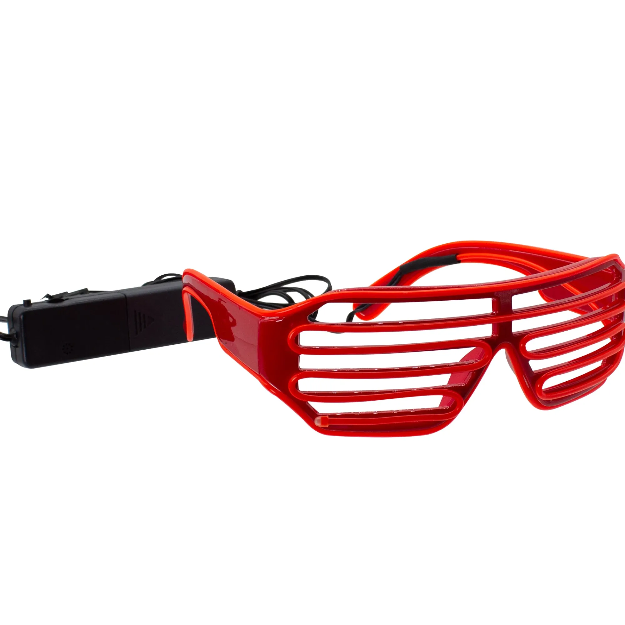 Outlet Windy City Novelties Red EL Wire Slotted Shades