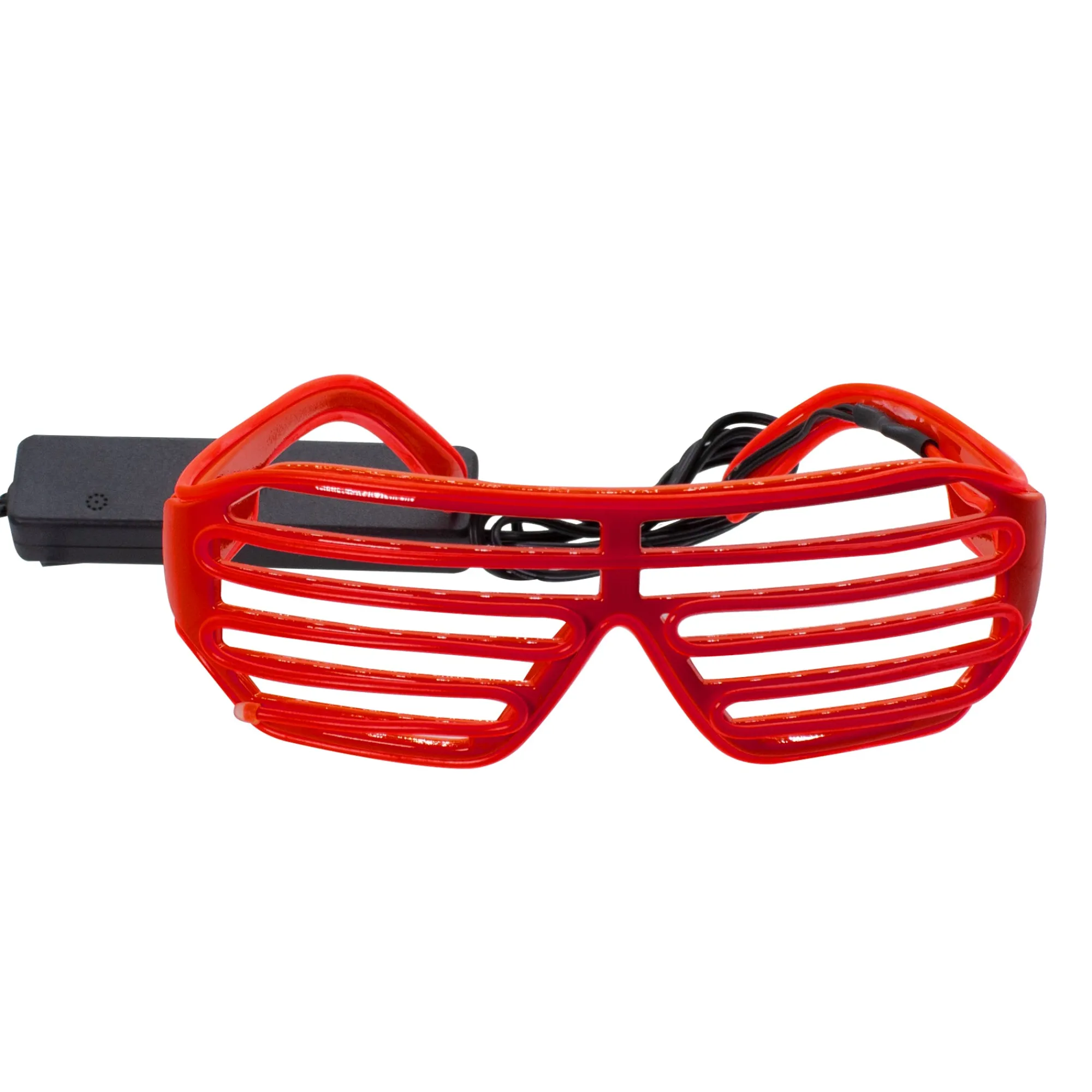 Outlet Windy City Novelties Red EL Wire Slotted Shades
