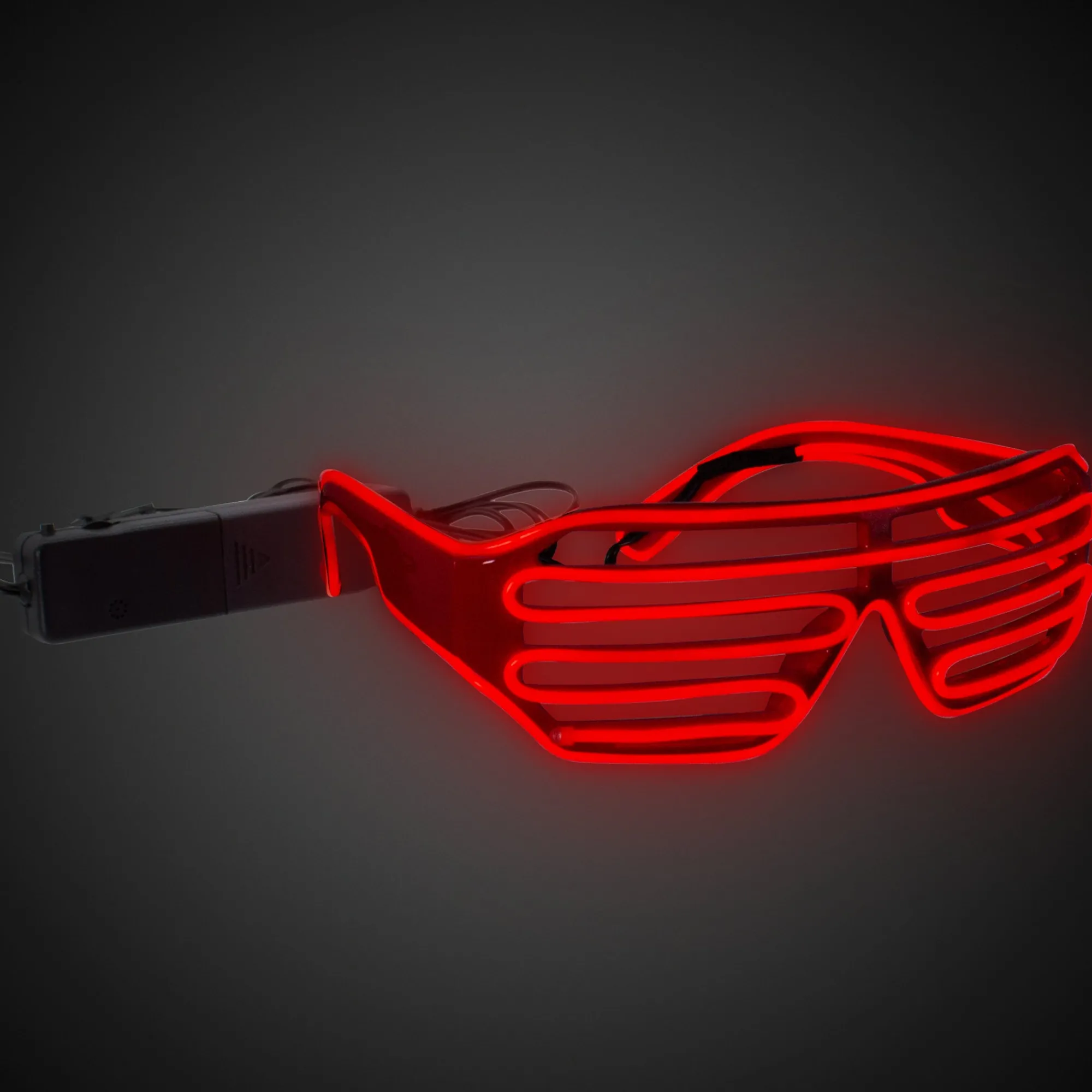Outlet Windy City Novelties Red EL Wire Slotted Shades
