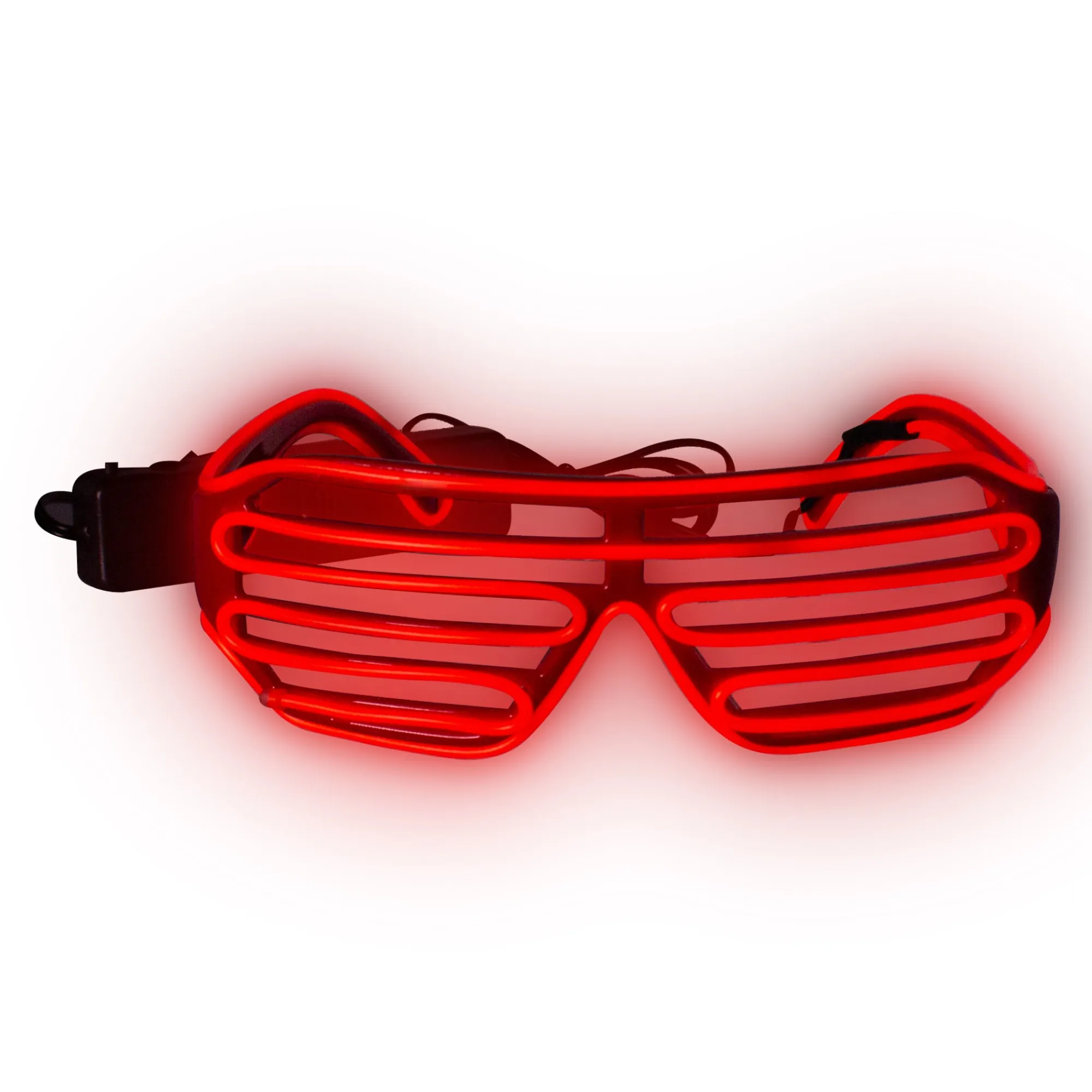 Outlet Windy City Novelties Red EL Wire Slotted Shades