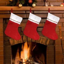 Sale Windy City Novelties Red Felt 15" Christmas Stockings