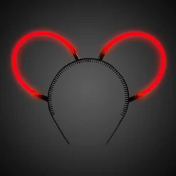 Hot Windy City Novelties Glow Bunny Ears Red