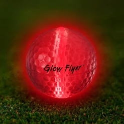 Hot Windy City Novelties Glow Flyer Golf Ball Red