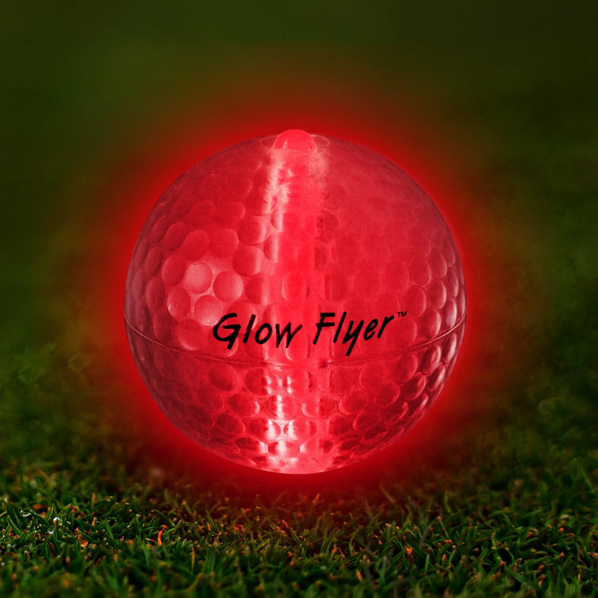 Hot Windy City Novelties Glow Flyer Golf Ball Red