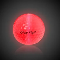 Hot Windy City Novelties Glow Flyer Golf Ball Red
