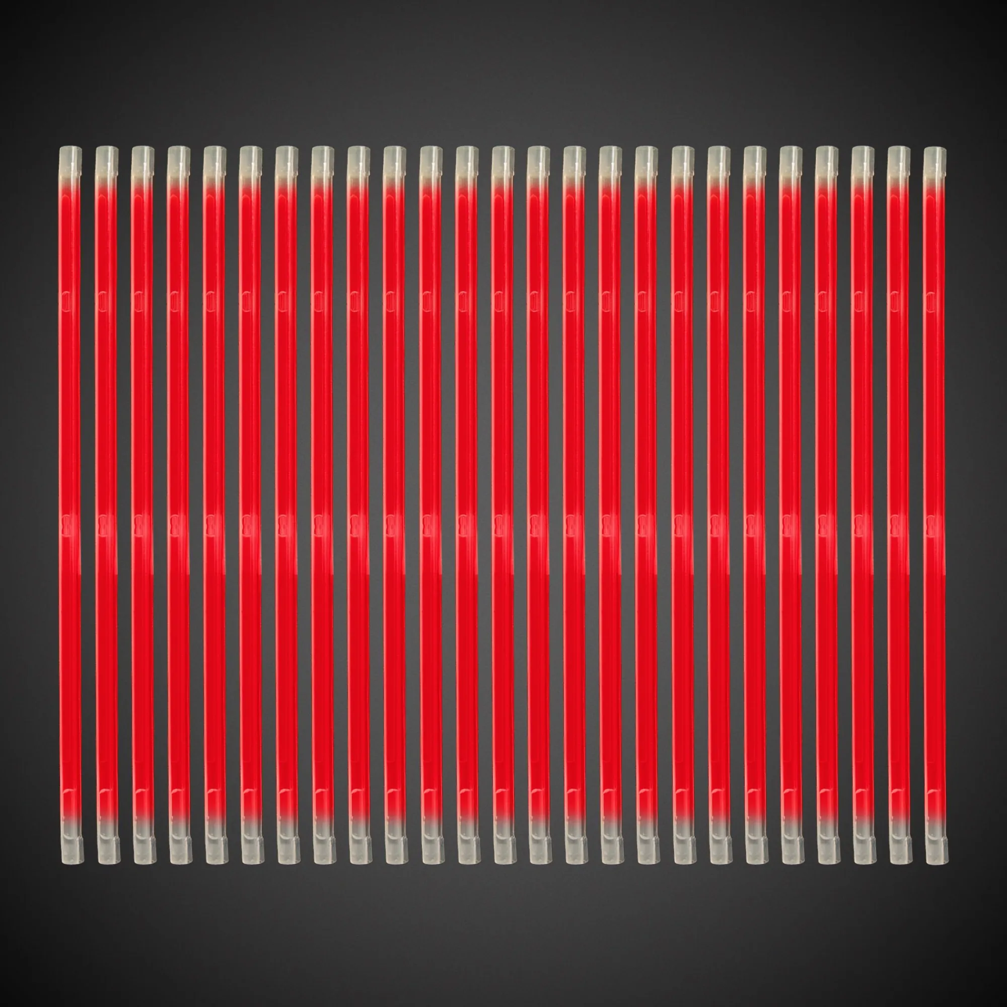 Outlet Windy City Novelties 9" Glow Straws Red