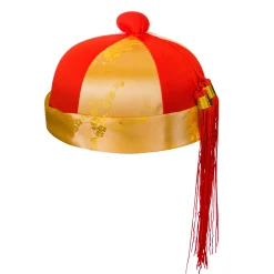 Sale Windy City Novelties Red & Gold Mandarin Hat