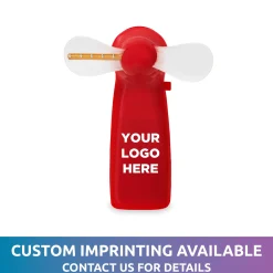 Discount Windy City Novelties LED Fan Red