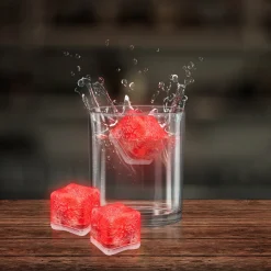 Hot Windy City Novelties LED Ice Cubes Red
