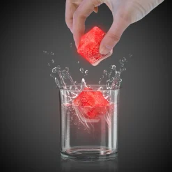 Hot Windy City Novelties LED Ice Cubes Red