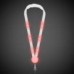 New Windy City Novelties LED Lanyard Red